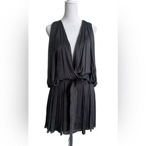 Alexander Wang Black Satin Dress